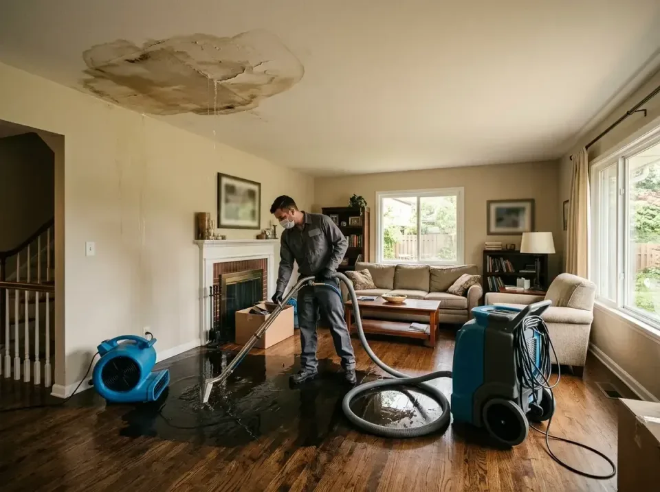 attic-pipe-burst-ceiling-drip-008 — frequently asked questions, Water Damage Restoration & Carpet Care in Broadway, VA